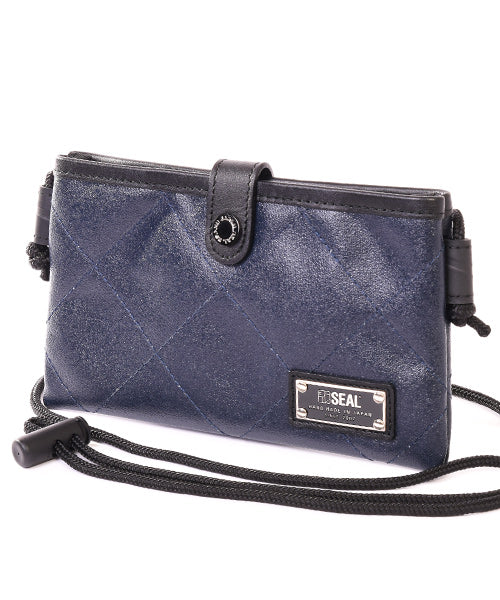 SEAL x Morino canvas collaboration/quilted mobile pouch (MS-034)